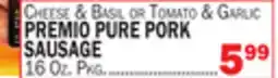 Bravo Supermarkets PREMIO PURE PORK SAUSAGE offer