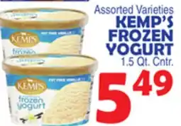 Bravo Supermarkets KEMP'S FROZEN YOGURT offer