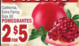Bravo Supermarkets POMEGRANATES offer