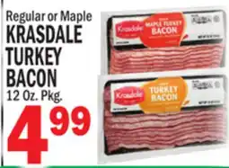 Bravo Supermarkets KRASDALE TURKEY BACON offer