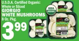 Bravo Supermarkets GIORGIO WHITE MUSHROOMS offer