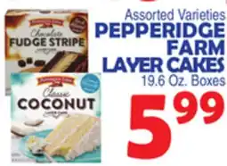 Bravo Supermarkets PEPPERIDGE FARM LAYER CAKES offer