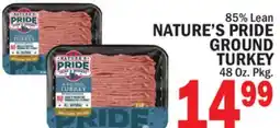 Bravo Supermarkets NATURE'S PRIDE GROUND TURKEY offer