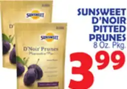 Bravo Supermarkets SUNSWEET D'NOIR PITTED PRUNES offer