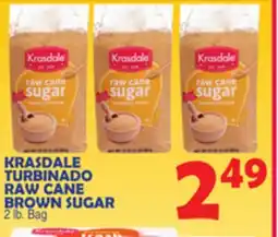 Bravo Supermarkets KRASDALE TURBINADO RAW CANE BROWN SUGAR offer