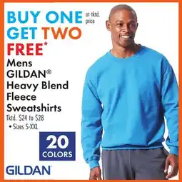 Boscov's Mens GILDAN Heavy Blend Fleece Sweatshirts offer