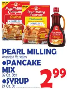 Bravo Supermarkets PEARL MILLING PANCAKE MIX, SYRUP offer