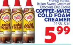 Bravo Supermarkets COFFEE-MATE COLD FOAM CREAMER offer
