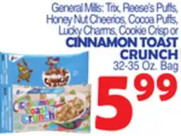 Bravo Supermarkets CINNAMON TOAST CRUNCH offer