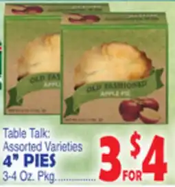 Bravo Supermarkets 4 PIES offer