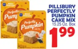 Bravo Supermarkets PILLSBURY PERFECTLY PUMPKIN CAKE MIX offer