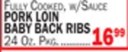 Bravo Supermarkets PORK LOIN BABY BACK RIBS offer