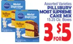 Bravo Supermarkets PILLSBURY MOIST SUPREME CAKE MIX offer