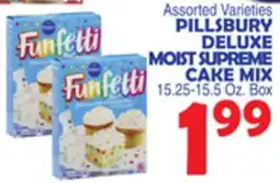 Bravo Supermarkets PILLSBURY DELUXE MOIST SUPREME CAKE MIX offer