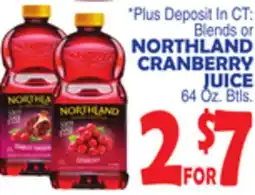 Bravo Supermarkets NORTHLAND CRANBERRY JUICE offer