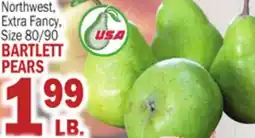 Bravo Supermarkets BARTLETT PEARS offer