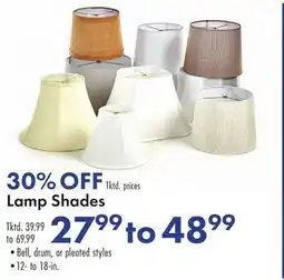 Boscov's Lamp Shades offer