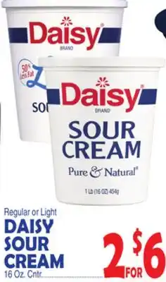 Bravo Supermarkets DAISY SOUR CREAM offer