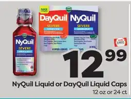 Weis Markets NyQuil Liquid or DayQuil Liquid Caps offer