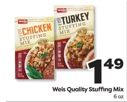 Weis Markets Weis Quality Stuffing Mix offer