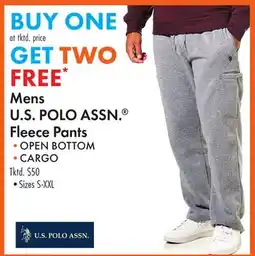 Boscov's Mens U.S. POLO ASSN Fleece Pants offer