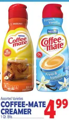 Bravo Supermarkets COFFEE-MATE CREAMER offer