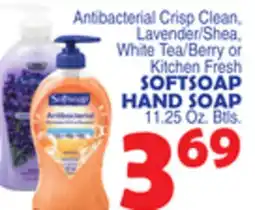 Bravo Supermarkets SOFTSOAP HAND SOAP offer