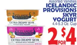 Bravo Supermarkets ICELANDIC PROVISIONS SKYR YOGURT offer