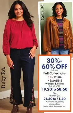 Boscov's Fall Collections offer