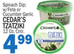 Bravo Supermarkets CEDAR'S TZATZIKI offer