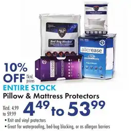 Boscov's Pillow & Mattress Protectors offer
