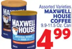 Bravo Supermarkets MAXWELL HOUSE COFFEE offer