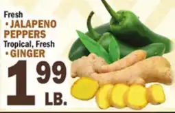 Bravo Supermarkets JALAPENO PEPPERS, GINGER offer