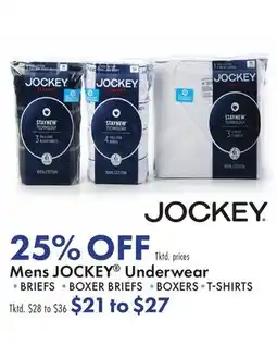 Boscov's Mens JOCKEY Underwear offer