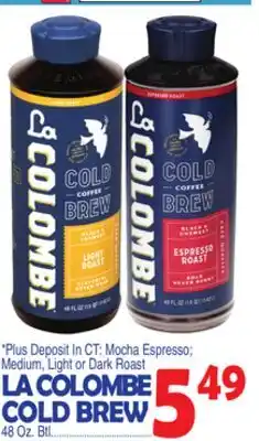 Bravo Supermarkets LA COLOMBE COLD BREW offer