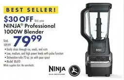 Boscov's NINJA Professional 1000W Blender offer
