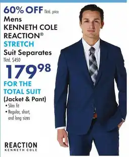 Boscov's Mens KENNETH COLE REACTION STRETCH Suit Separates offer
