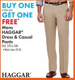 Boscov's Mens HAGGAR Dress & Casual Pants offer