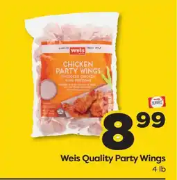 Weis Markets Weis Quality Party Wings offer