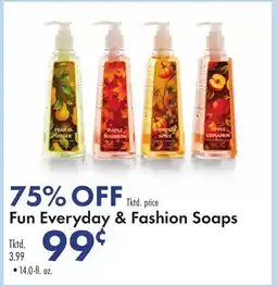 Boscov's Fun Everyday & Fashion Soaps offer