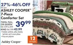 Boscov's ASHLEY COOPER 7-Piece Comforter Set offer