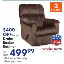 Boscov's Drake Rocker Recliner offer