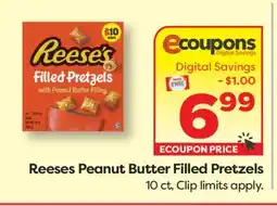 Weis Markets Reeses Peanut Butter Filled Pretzels offer