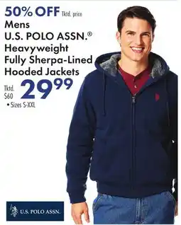 Boscov's Mens U.S. POLO ASSN Heavyweight Fully Sherpa-Lined Hooded Jackets offer