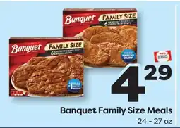 Weis Markets Banquet Family Size Meals offer