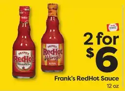 Weis Markets Frank's RedHot Sauce offer