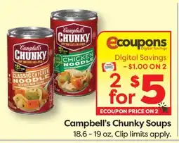 Weis Markets Campbell's Chunky Soups offer