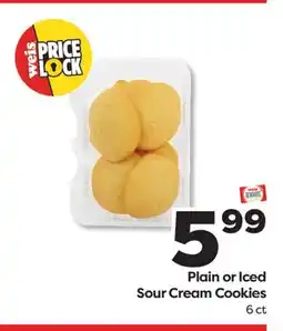 Weis Markets Plain or Iced Sour Cream Cookies offer