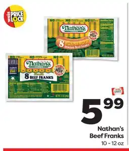 Weis Markets Nathan's Beef Franks offer