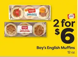 Weis Markets Bay's English Muffins offer